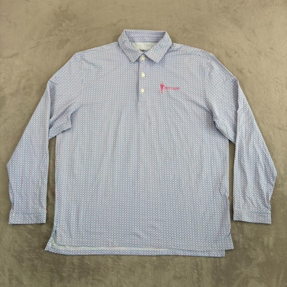 IBkul x Payne's Valley Tiger Woods Golf Course PGA Performance Polo Shirt Large